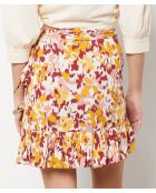 Gonna Angelina con stampa multicolor