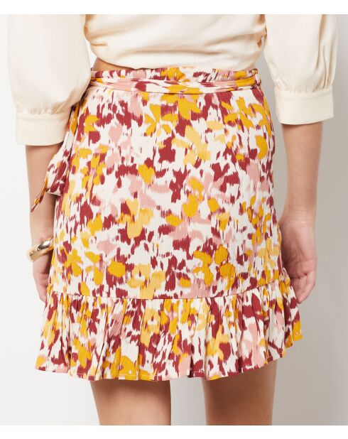 Gonna Angelina con stampa multicolor