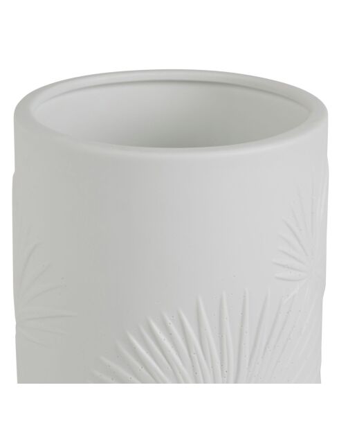 Nomadea weiße Lampe - 12 x 28 cm