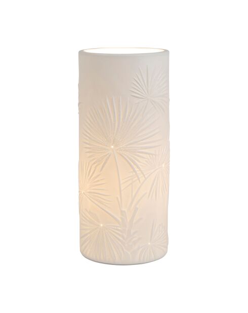 Nomadea weiße Lampe - 12 x 28 cm