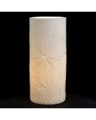 Nomadea weiße Lampe - 12 x 28 cm