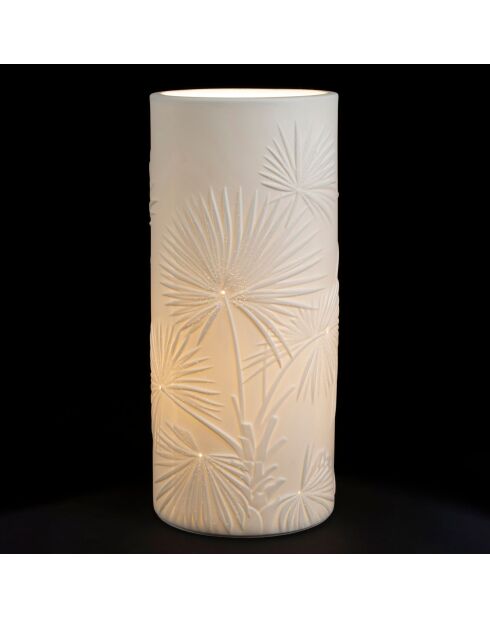 Nomadea weiße Lampe - 12 x 28 cm