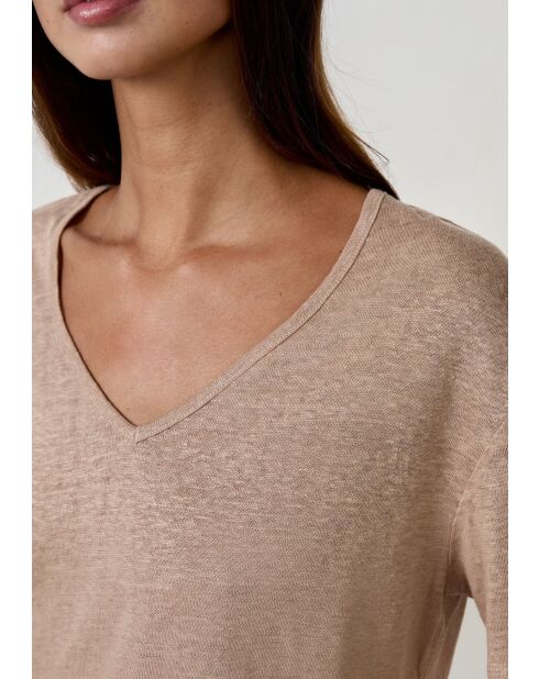 Camiseta Ganga beige