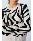 Zwart-witte trui van Gebra