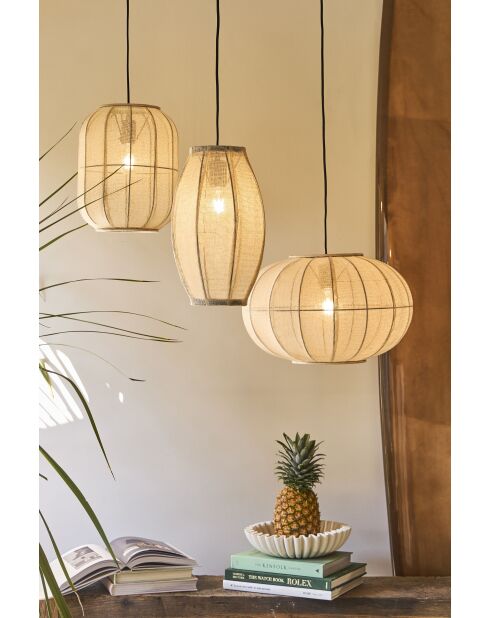 Enigma ecru Pendelleuchte, nicht elektrifiziert, H: 28 cm