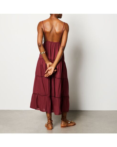 Baila bordeauxrode jurk