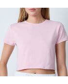 T-shirt Gargi rosa cipria