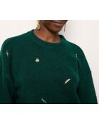 Pull Fergui vert sapin