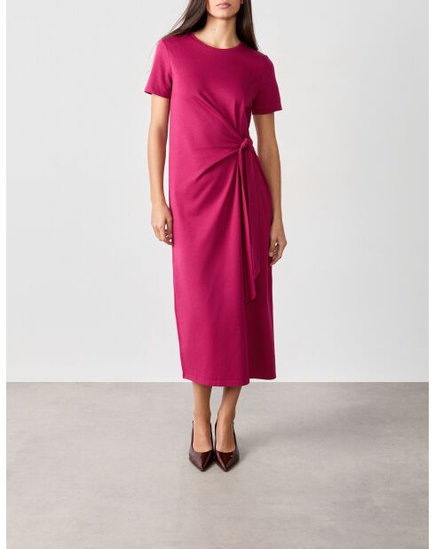 Gulzy pruim lange jurk