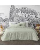 Copripiumino Jouvence opale in canapa tinta unita