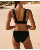 Premiere schwarzer Triangel-BH ohne Bügel und ohne Schale