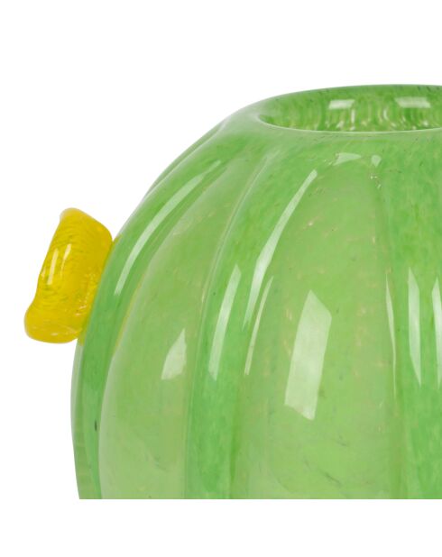 Vase rond Lumi vert - 17,5 x 15 x 13 cm