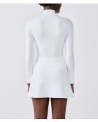 Weißes Langarmshirt Iota