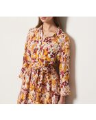 Anita jurk met veelkleurige print