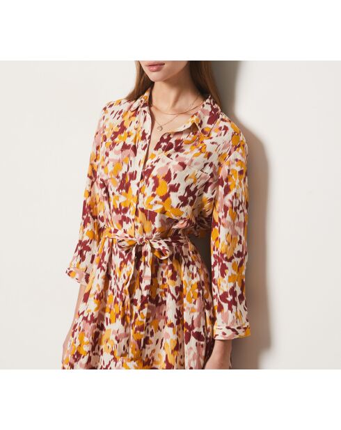 Anita jurk met veelkleurige print