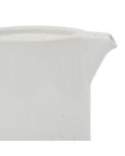 Nordika witte theepot met filter - 1,15 L