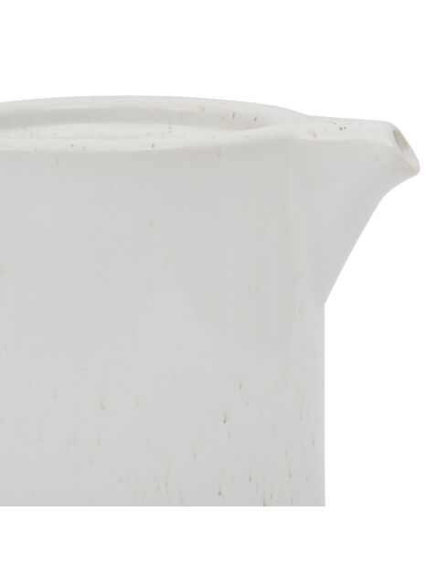 Nordika witte theepot met filter - 1,15 L