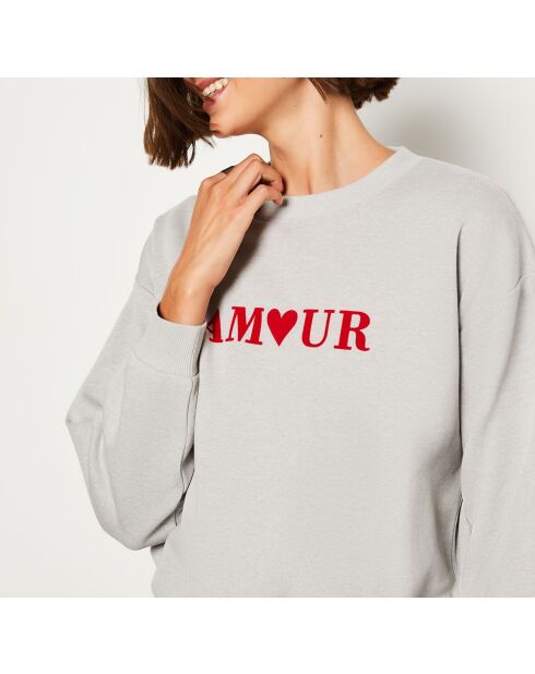 Sweatshirt Famour Gris