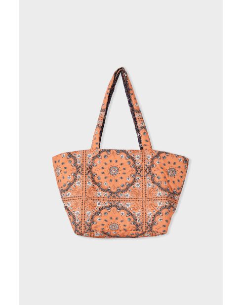 Arizonalove doppelseitige braune und orange gemusterte Tasche
