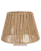 Lámpara Mate Nira blanca y natural