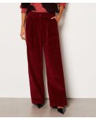 Pantaloni bordeaux Mahe
