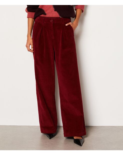 Mahe bordeauxrode broek