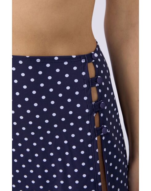 Kitty weißer Rock mit Tupfenmuster