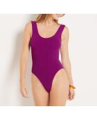 Badpak uit één stuk zonder montuur zonder schelp Onesize van etam cassis