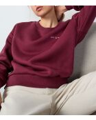 Glanda burgunderfarbenes Sweatshirt