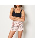 Surie shorts met baksteenprint