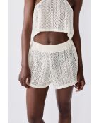 Bacca b ecru korte broek