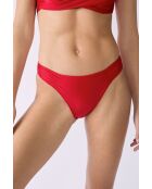 Negara rood hoogopgesneden bikinibroekje