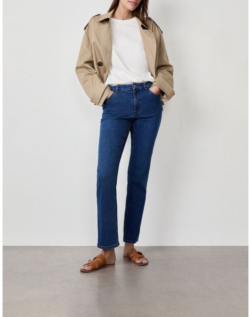 Königsblaue Draight-Hose