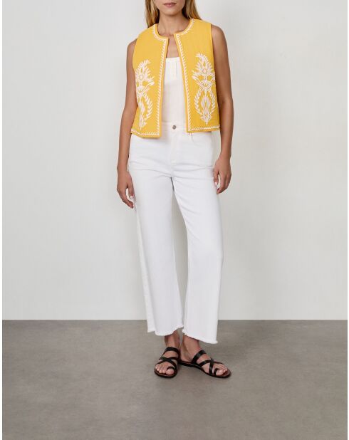 Gilet Teresa brod bouton d'or