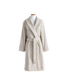 Peignoir de bain uni en coton peigné biologique Ess-cale gazelle