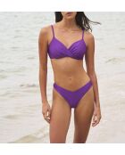 Violetter Alien-Triangel-BH mit Bügel und ohne Schale