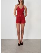 Pantalones cortos Gaurine de terracota