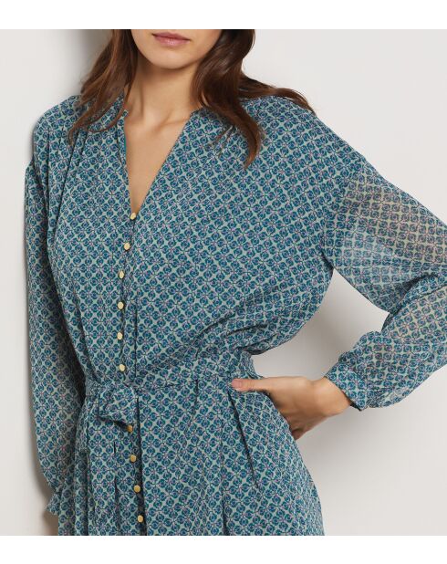 Robe Vogel imprimé celadon