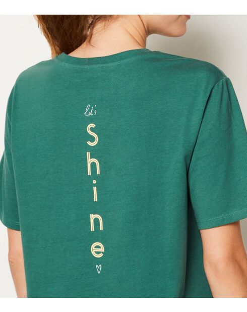 Carolle tannengrünes T-Shirt