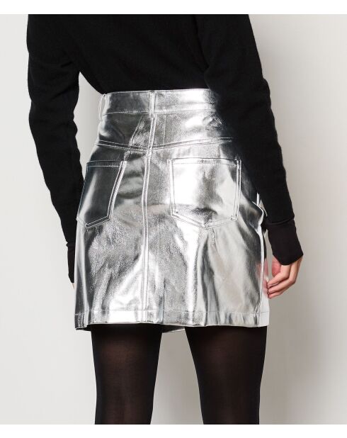 Jupe Melanie argentée