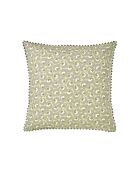 Federa Tresor verde con stampa in percalle di cotone