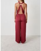 Gara jumpsuit uit één stuk in terracotta