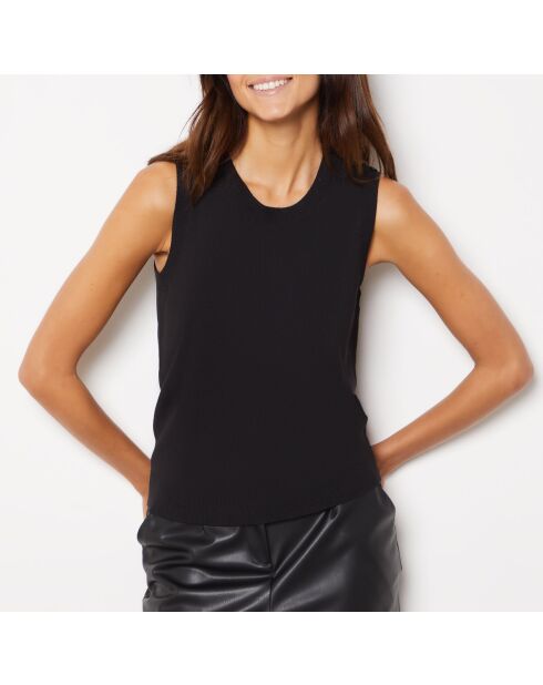 Zwarte ronde tanktop Criss