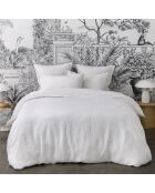 Federa Jouvence in canapa tinta unita bianca