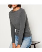 Antraciet T-shirt van Foly