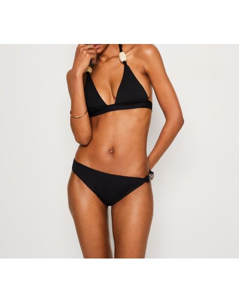 Slip bikini nero Jupiter