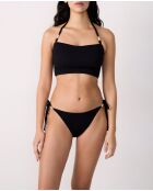 Lumineux schwarzer Stirnband-BH ohne Bügel und ohne Schale