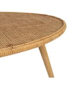 2 natuurlijke Tamba salontafels - H: 44/40 cm