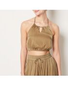 Pantaloni Cheeta marroni