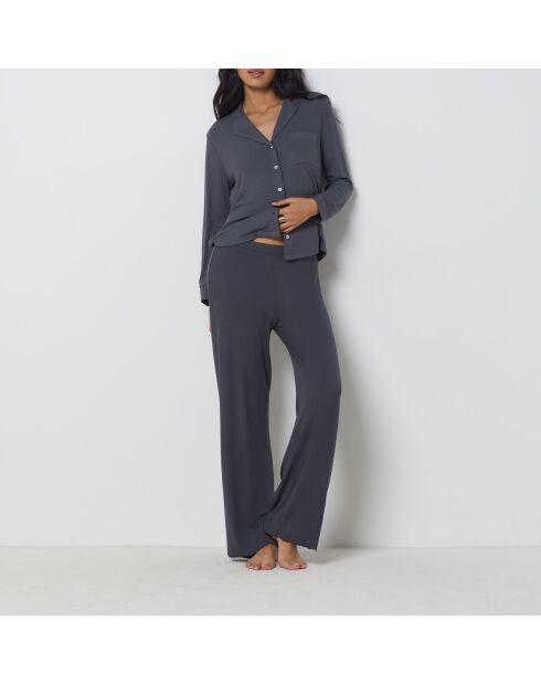 Anthrazitfarbenes Asuka-Shirt